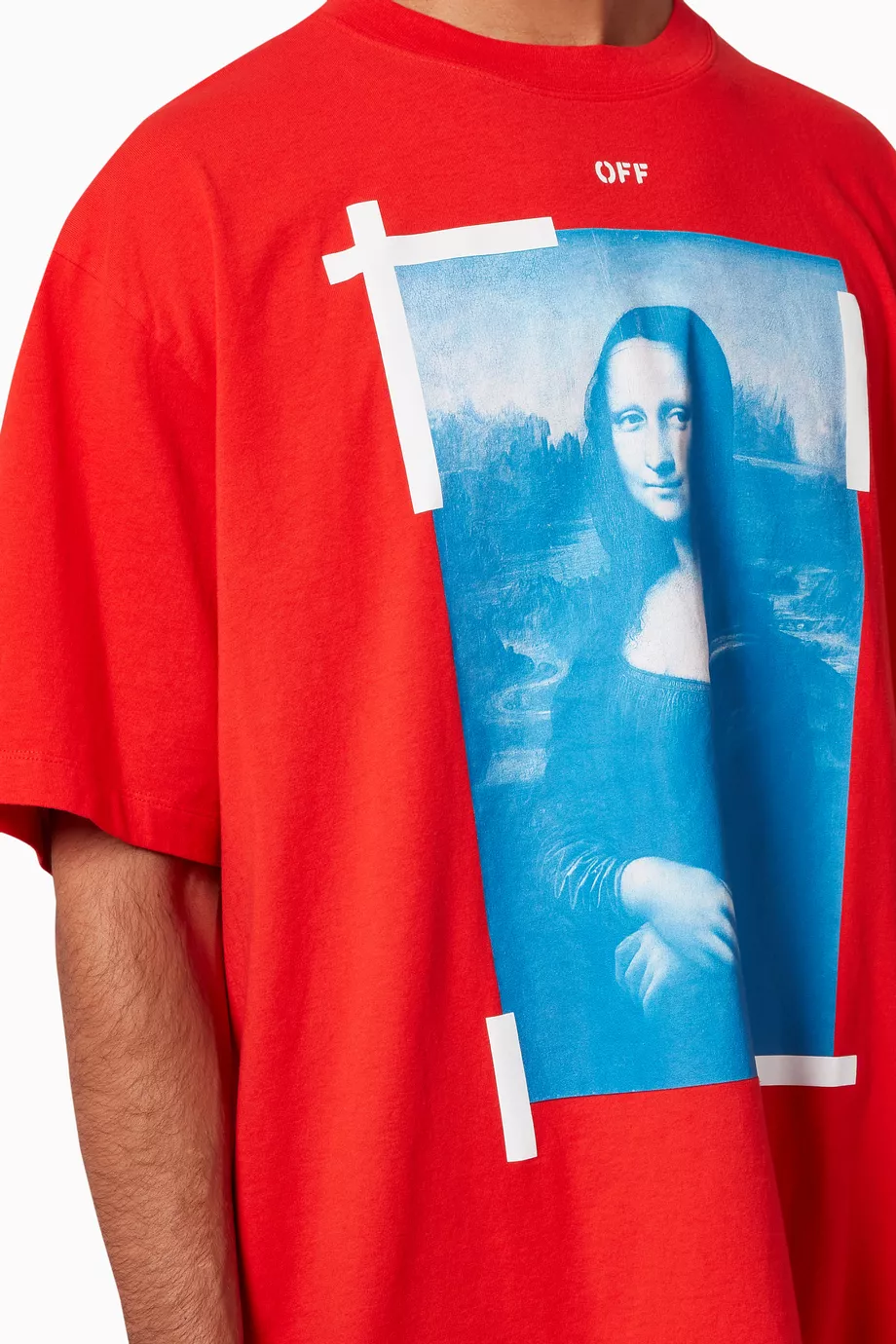 Off white mona lisa crewneck red sales