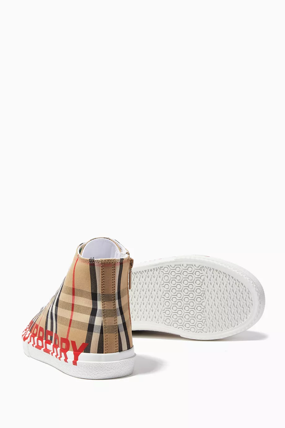 Burberry vintage check high top sneaker online