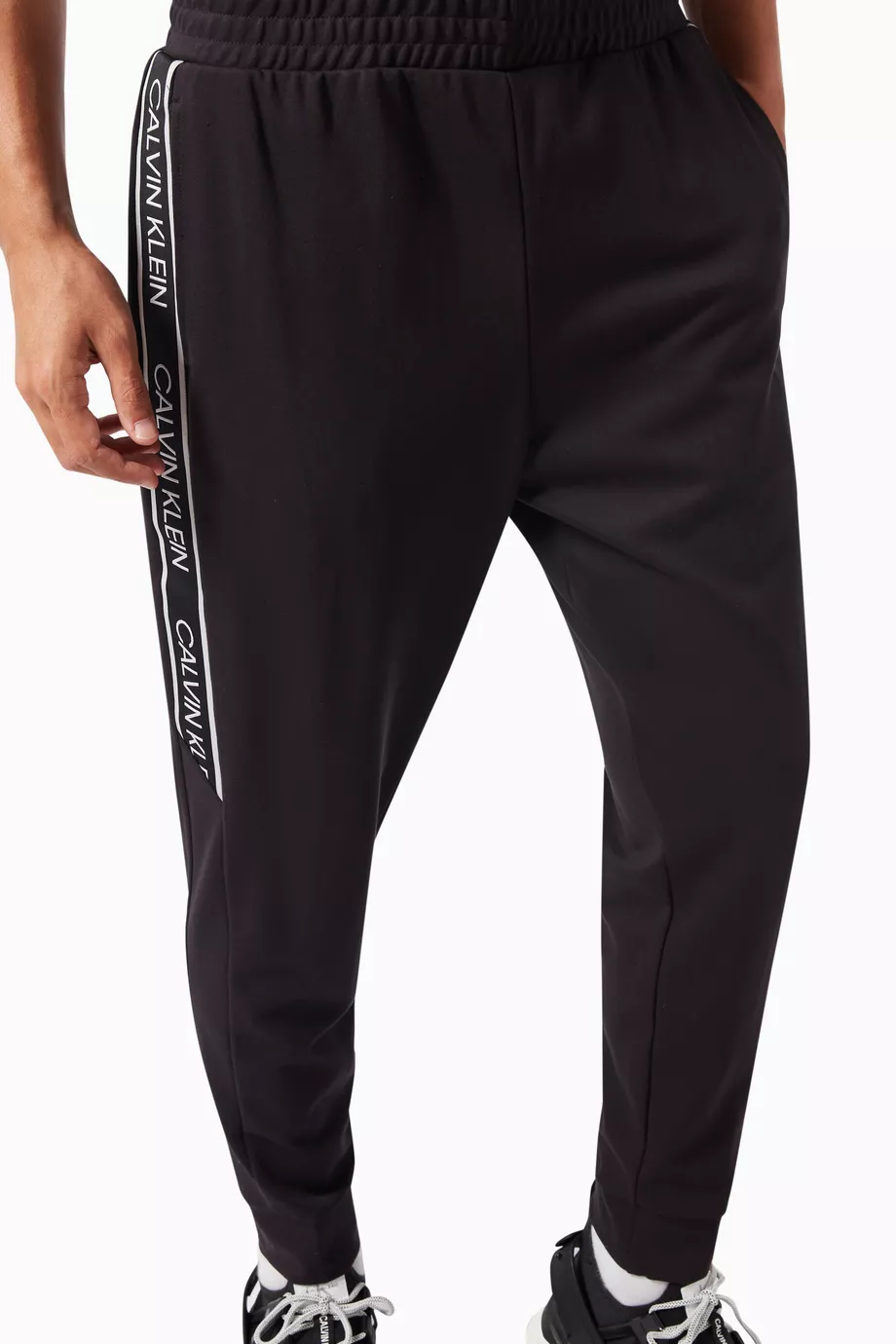 Calvin klein logo tape jogger pants store