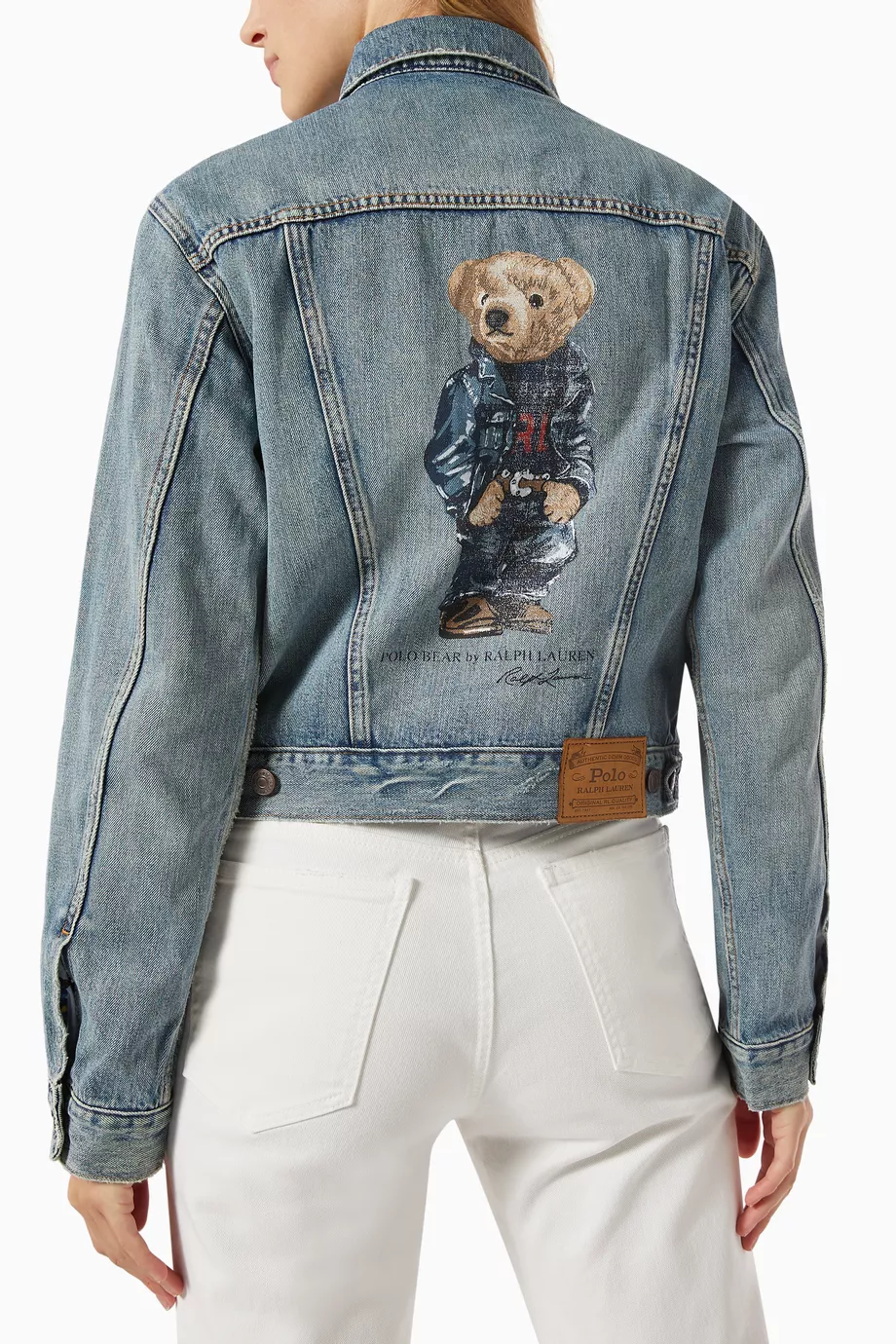 Teddy bear trucker jacket discount