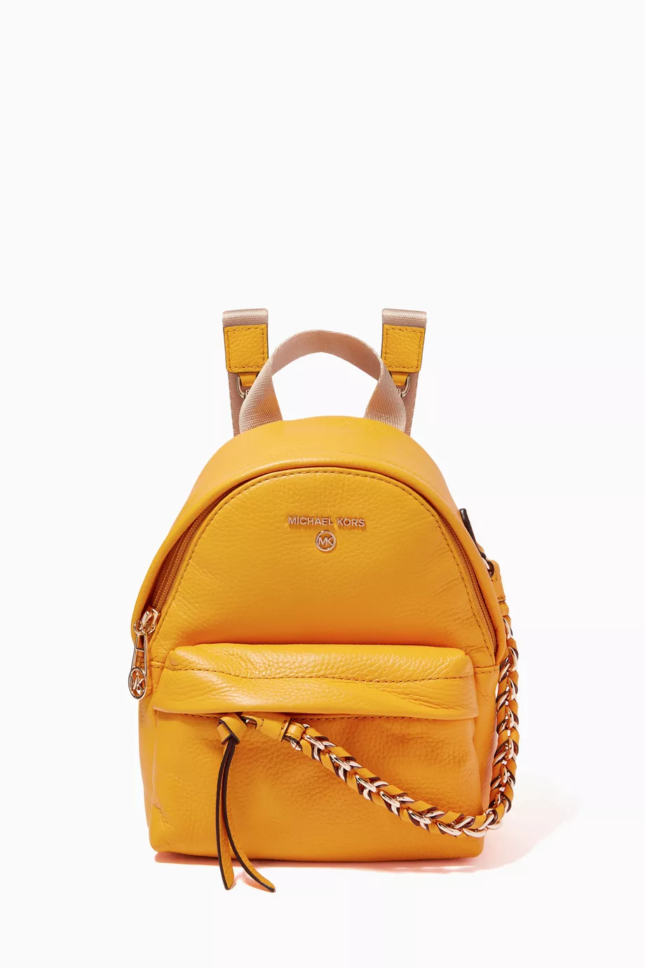 Orange cheap backpack purse
