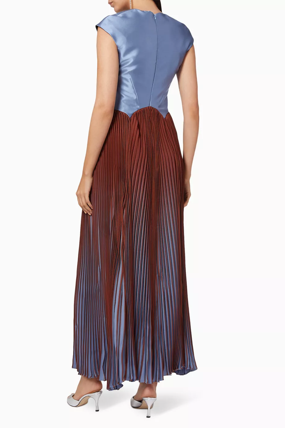 Lola three tone pleated dress 2025