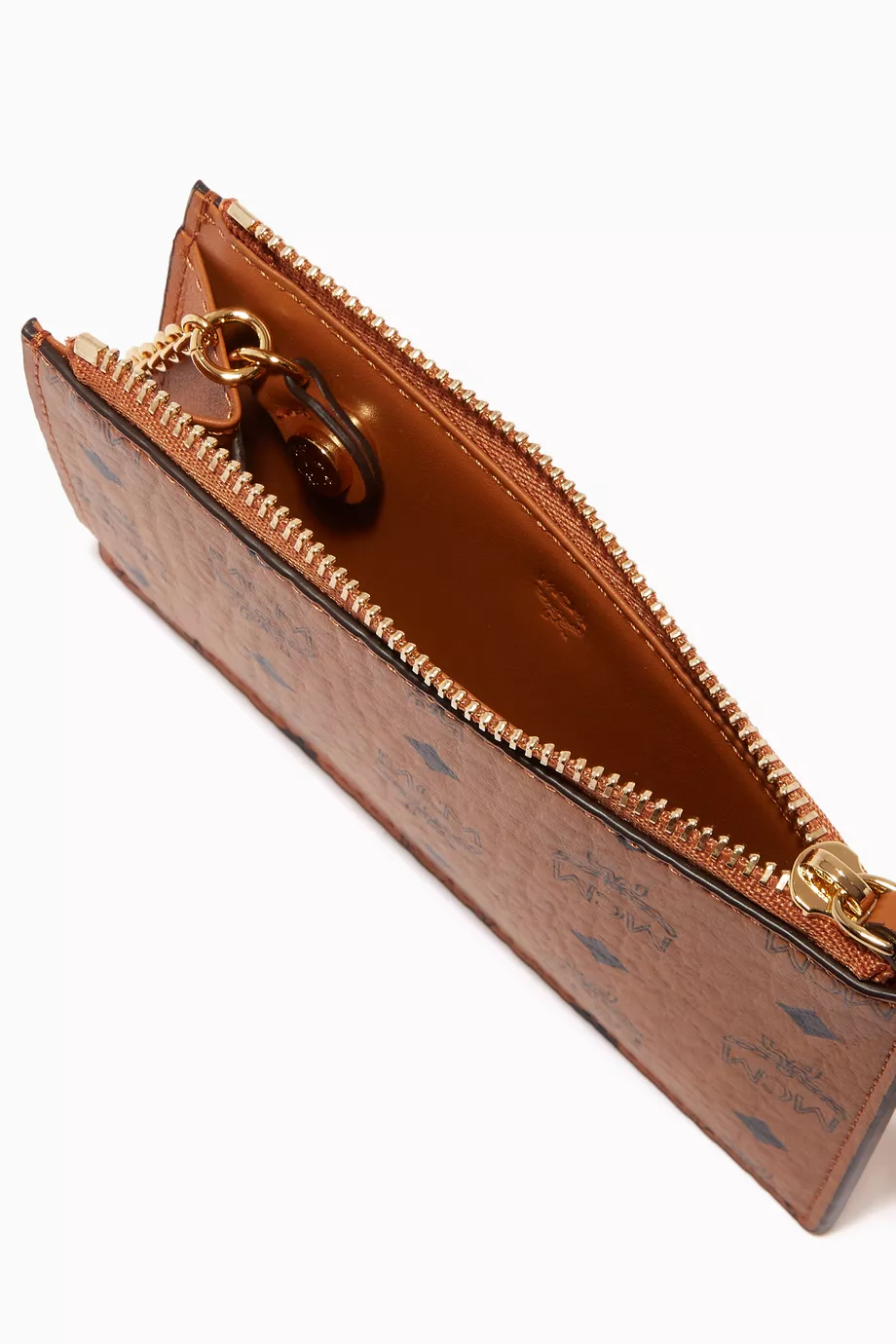 Buy MCM Brown Key Pouch in Visetos Original for UNISEX in UAE Ounass