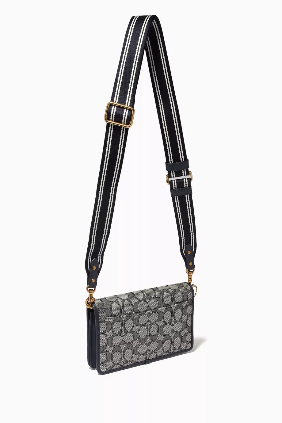 Hayden foldover crossbody in signature 2025 chambray
