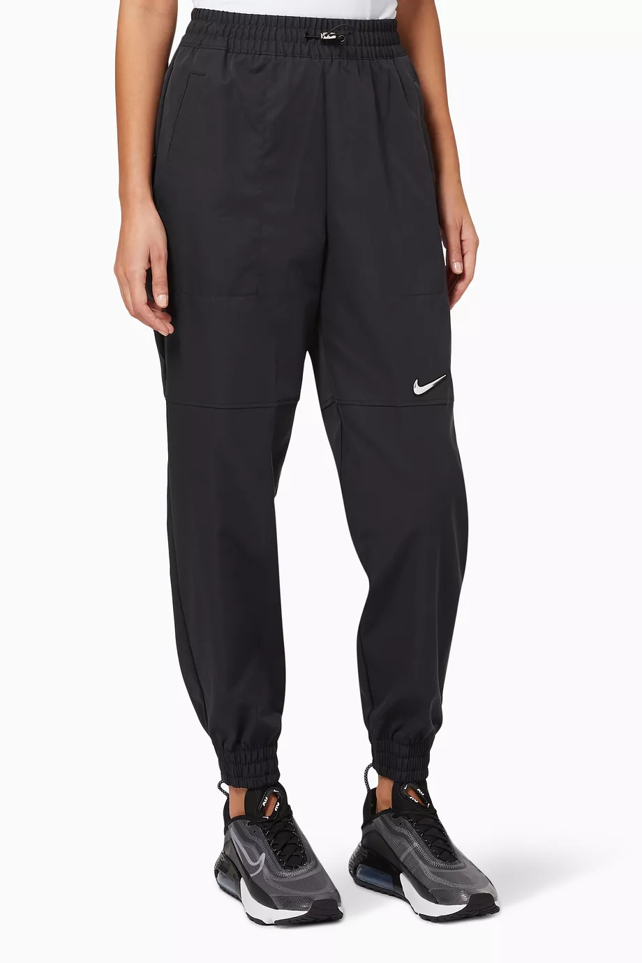 Women's nike sportswear outlet woven swoosh jogger pants