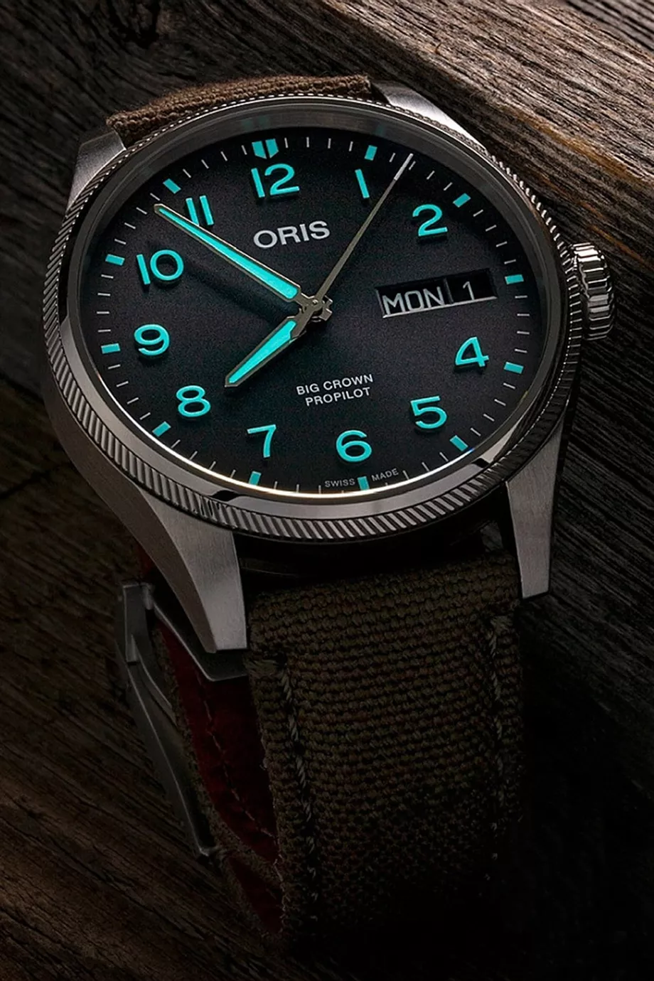 Buy Oris Grey Big Crown ProPilot Automatic Watch 44mm for Men in