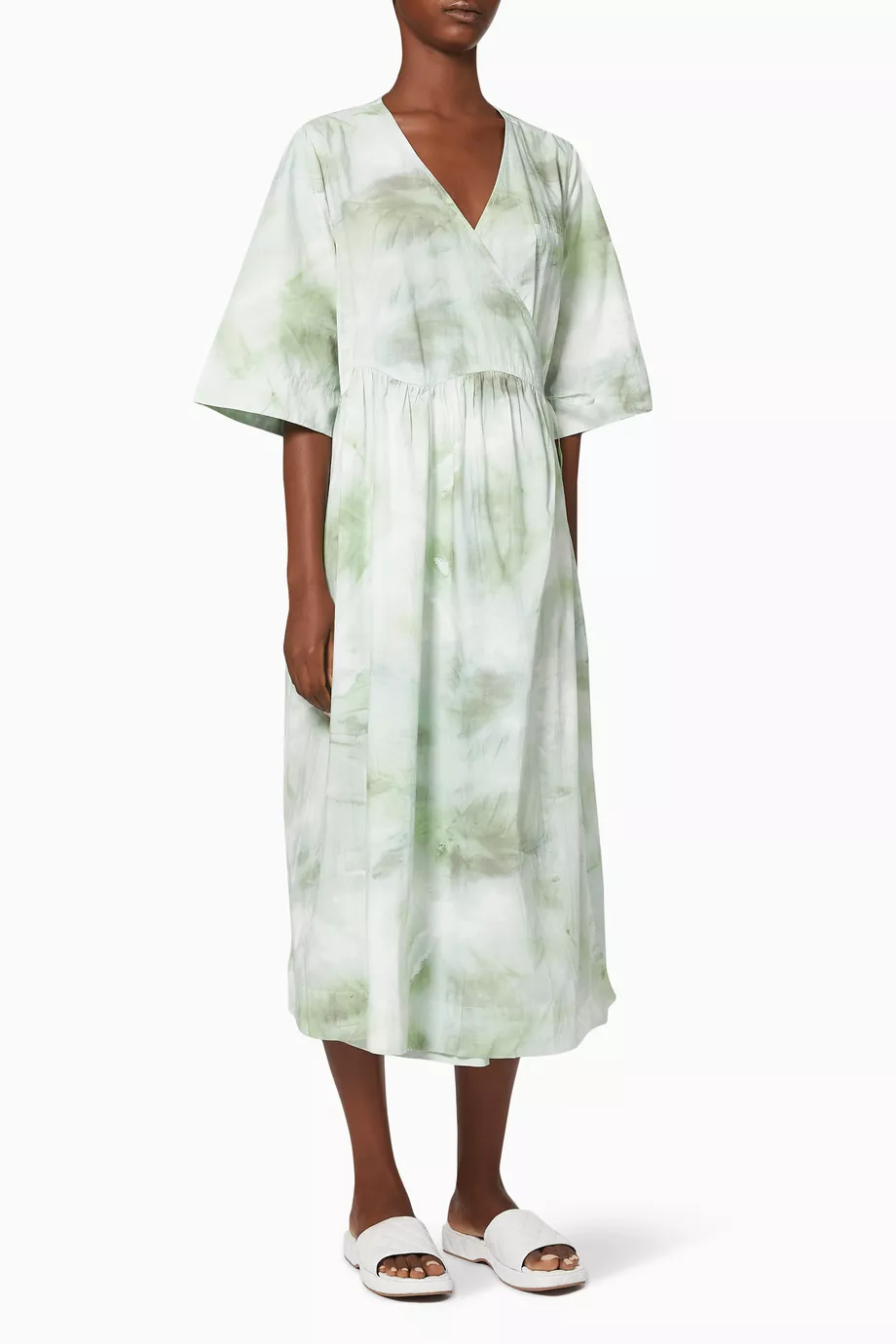 Ganni senna outlet jacquard dress