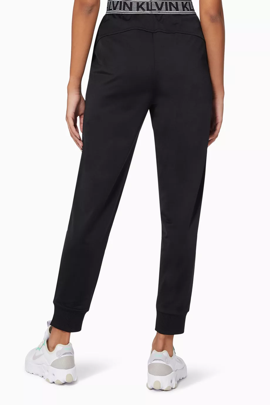 Buy Calvin Klein Performance Black Jogger Pants in Brushed Tricot for Women in UAE Ounass