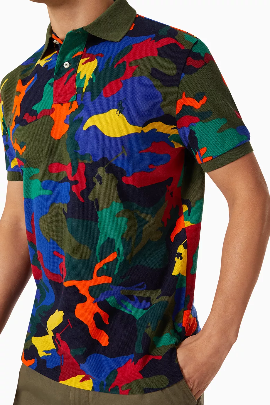 Camouflage polo hot sale