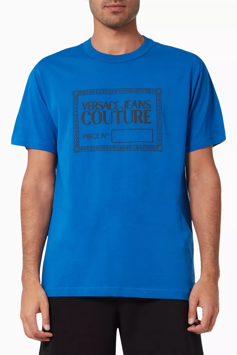 Versace jeans t shirt blue discount