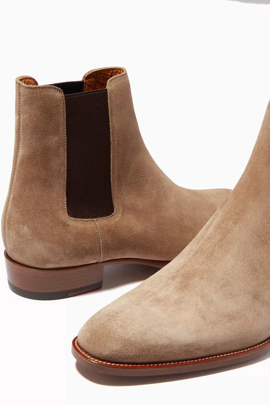 Mens chelsea boots tan 2025