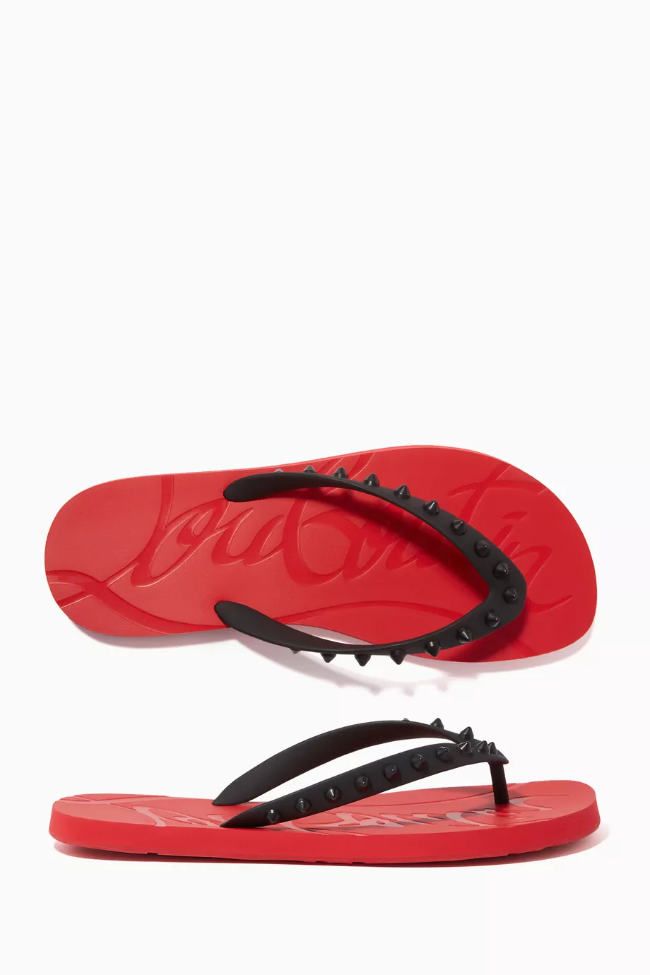 Louboutin store flip flops