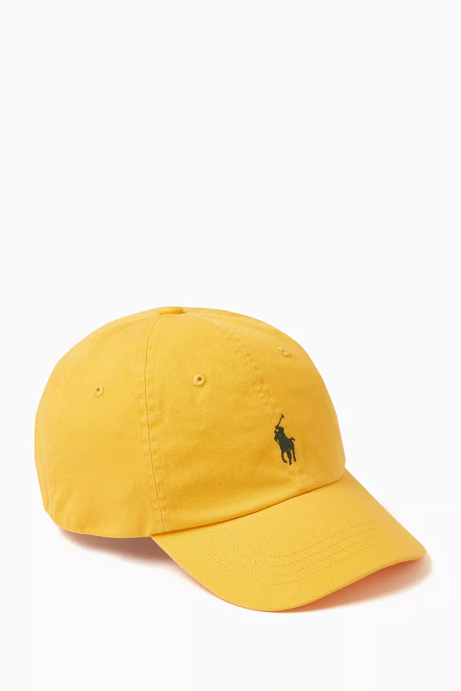 Buy Polo Ralph Lauren Yellow Classic Pony Baseball Cap in Cotton