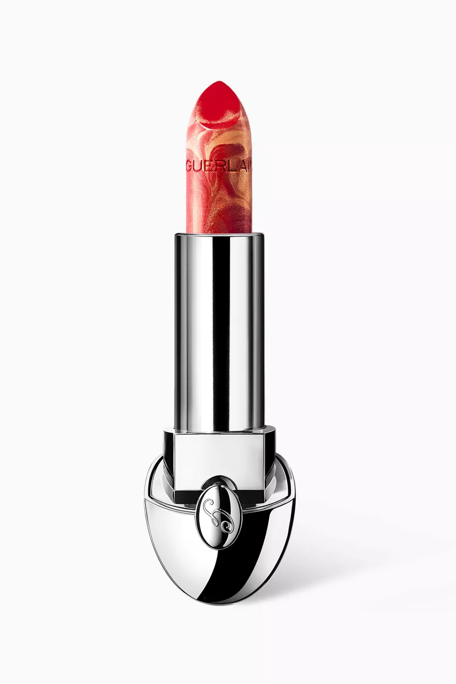 Buy Guerlain Color Gold Red Rouge G Satin Lipstick N 34 3.5g for Women in UAE Ounass
