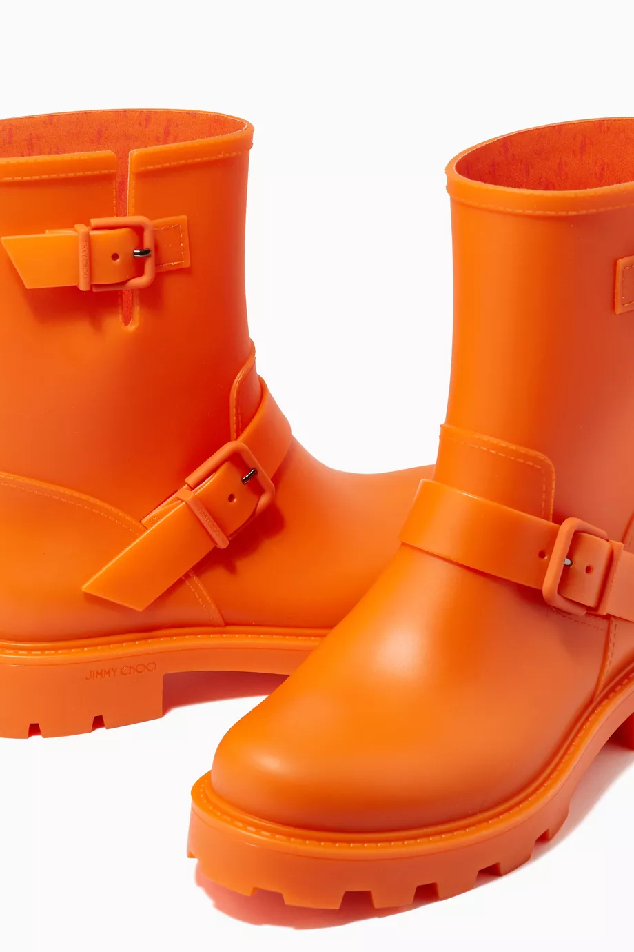 Orange rain hot sale boots