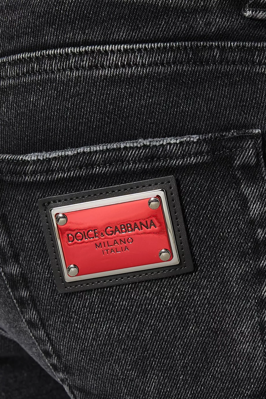 Dolce and gabbana cheap jeans metal plate