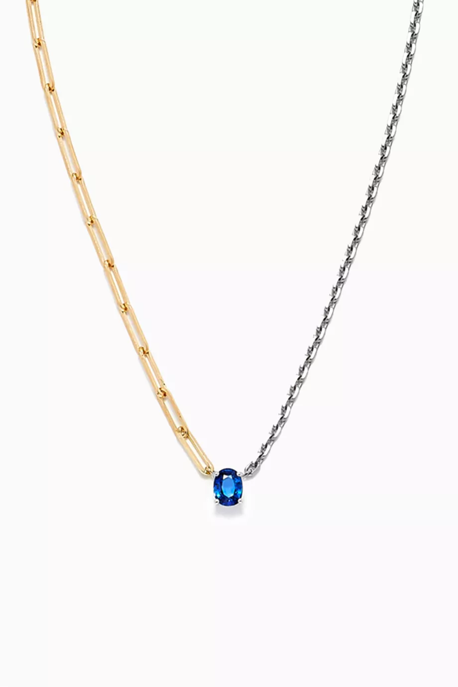 Sapphire gold necklace new arrivals