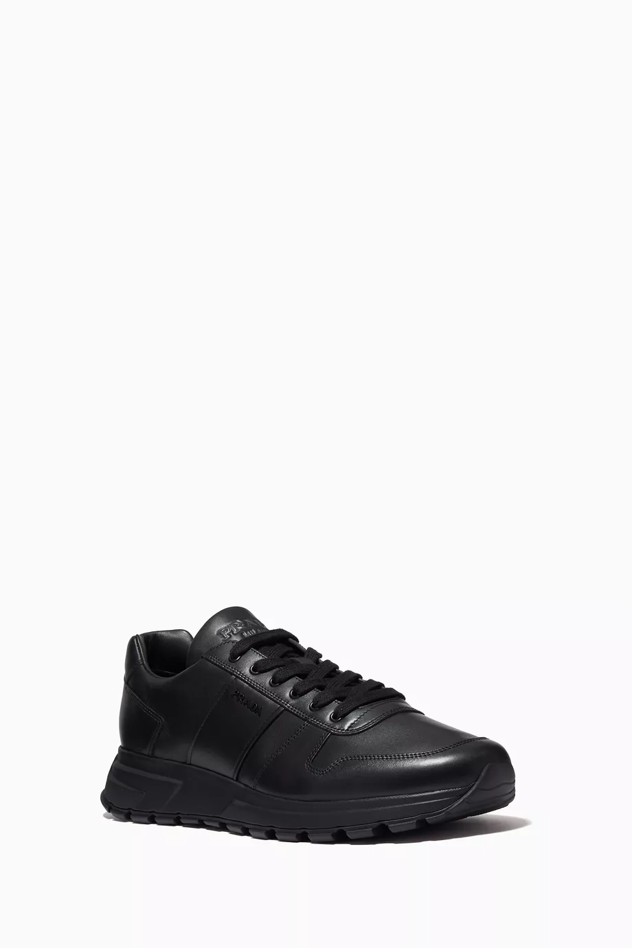 Prax 01 shop brushed leather sneakers