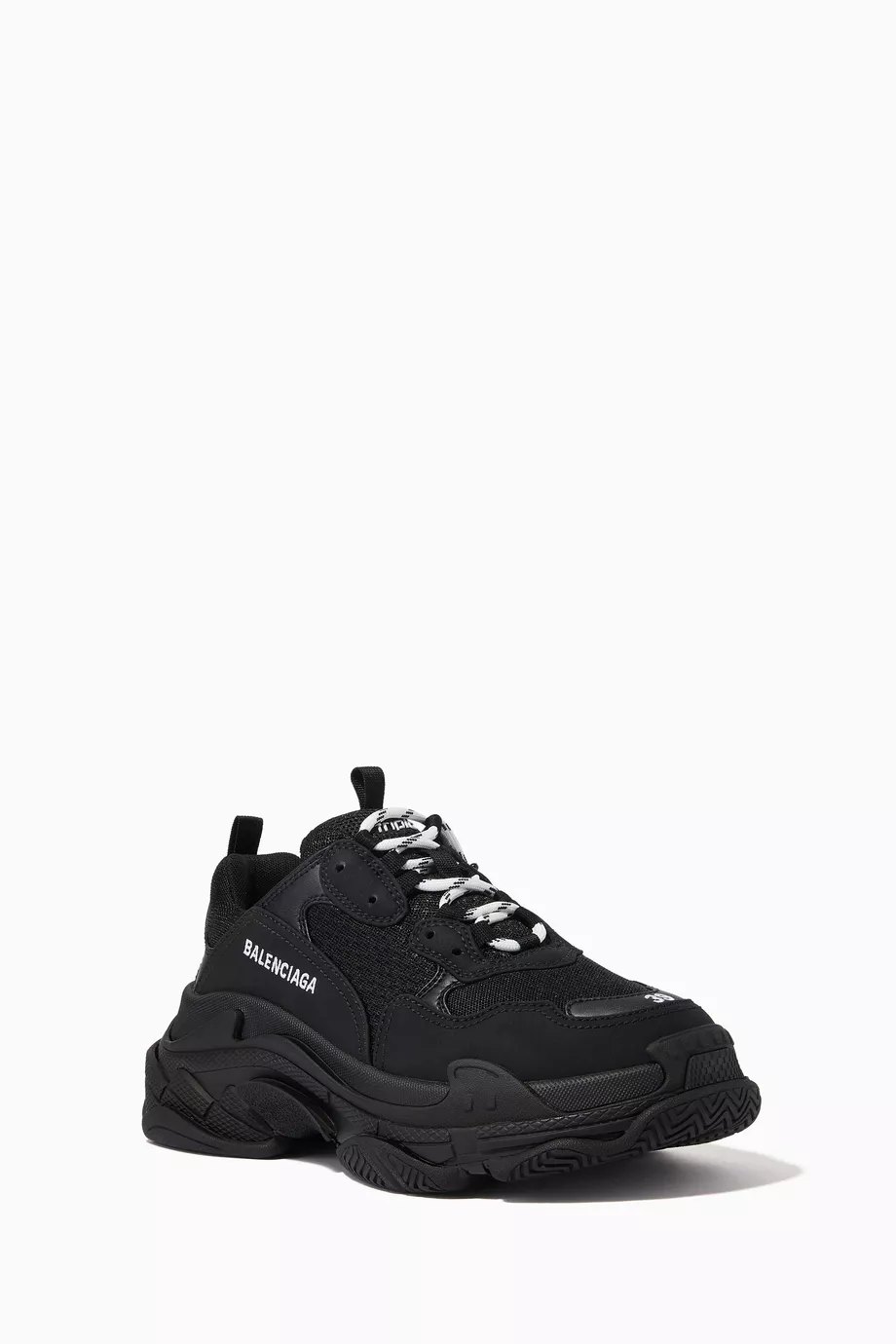 Balenciaga triple s white and on sale black