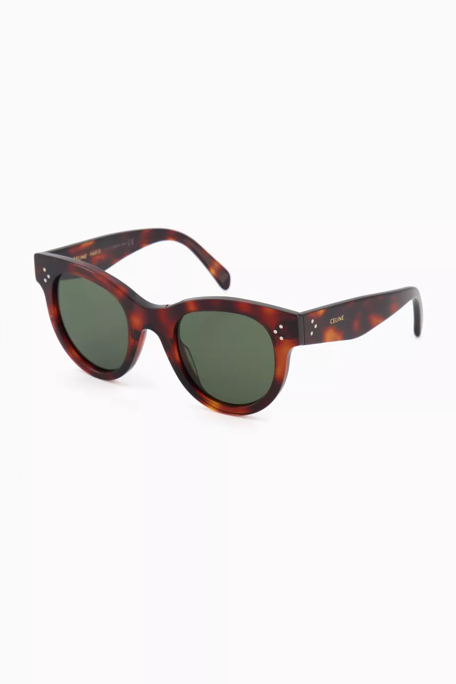 Buy Celine Brown Round Sunglasses in Acetate for Women in UAE Ounass