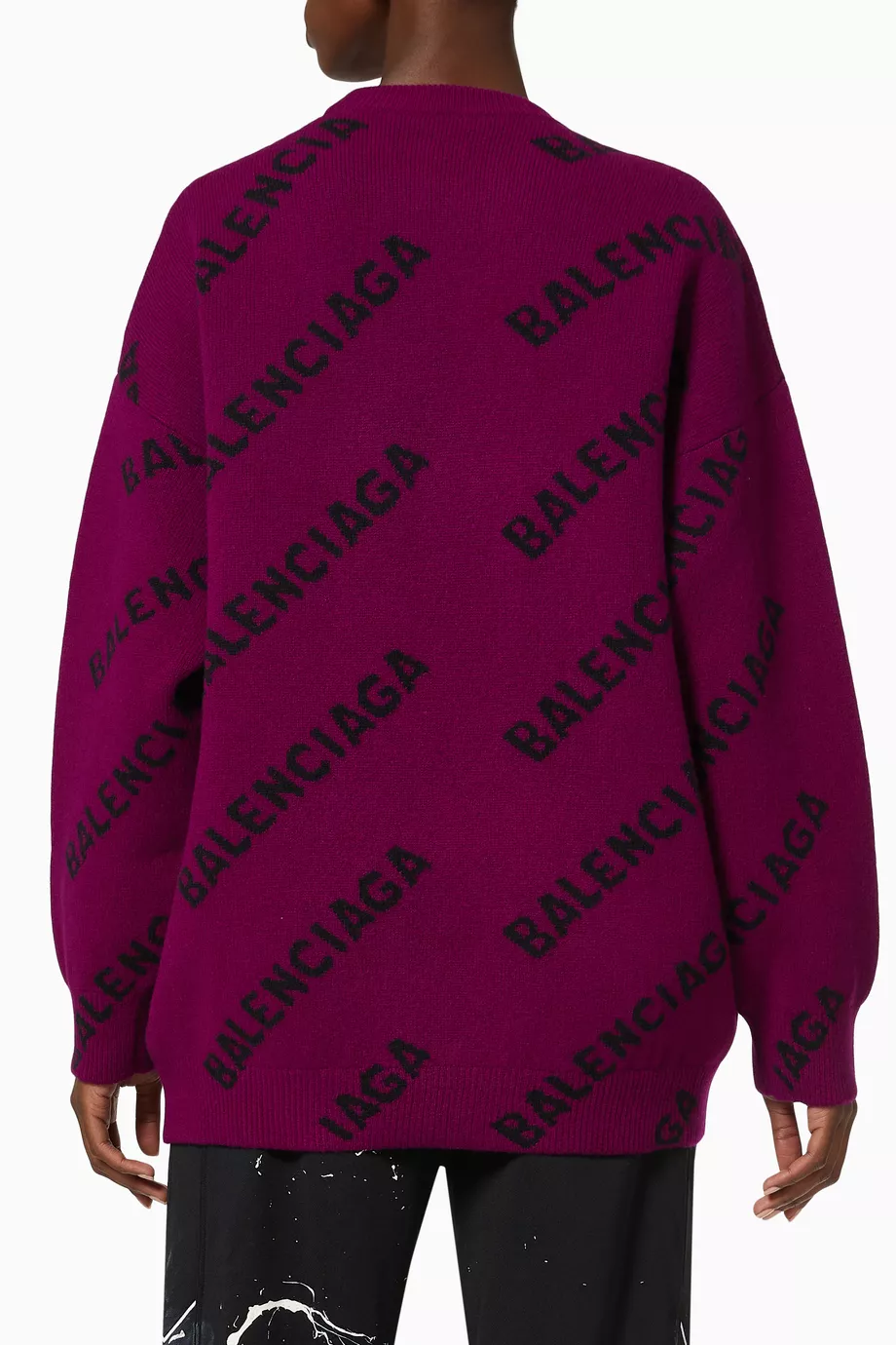 Balenciaga hot sale purple sweater