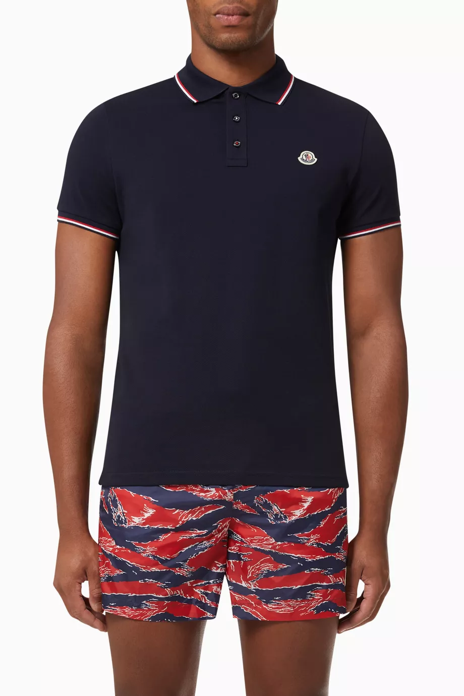 Navy blue moncler polo new arrivals