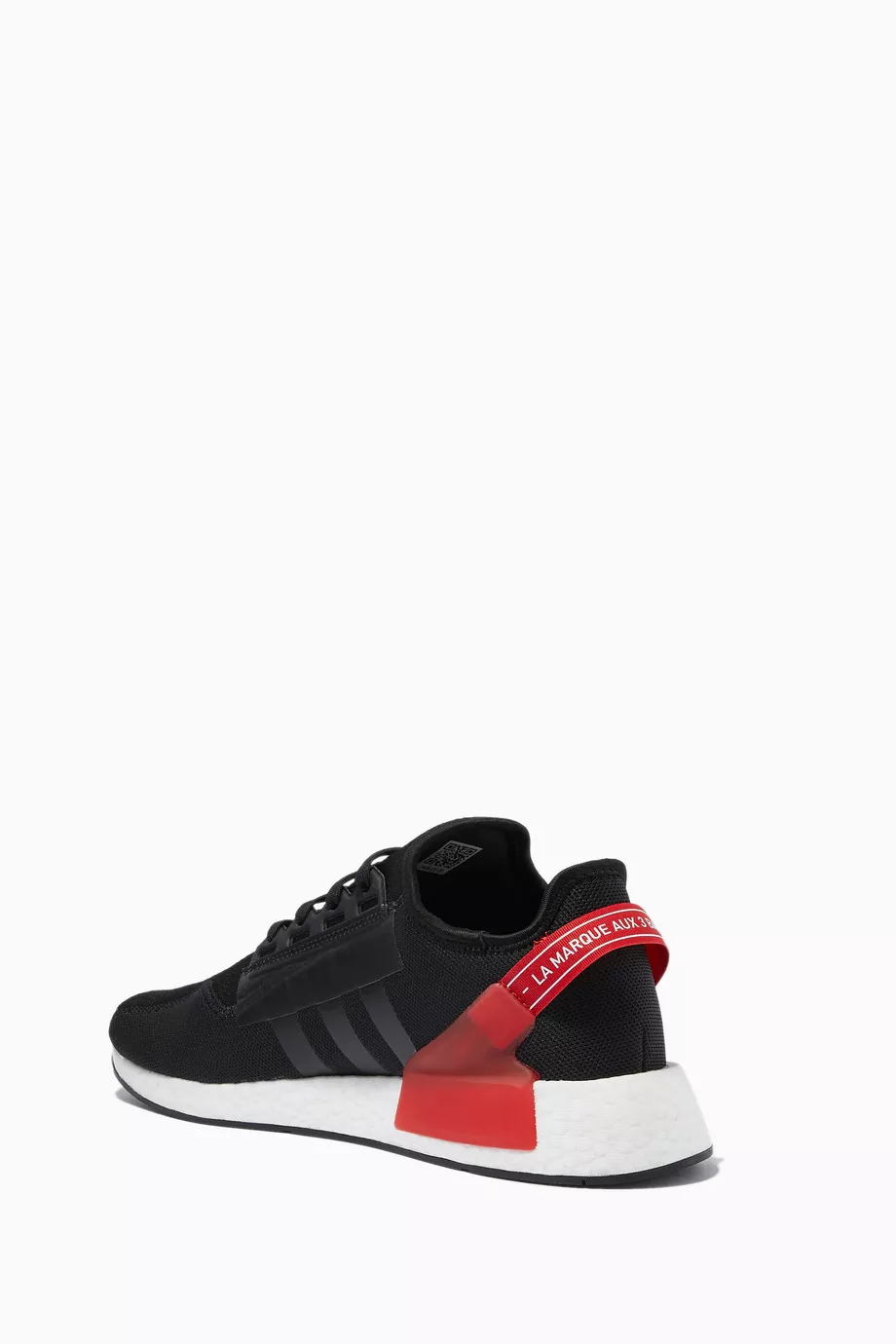 Originals nmd r1 deals  men's black/black/white