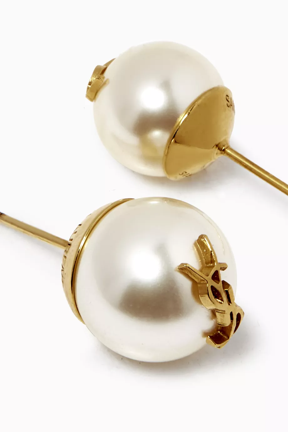 Ysl pearl earrings top