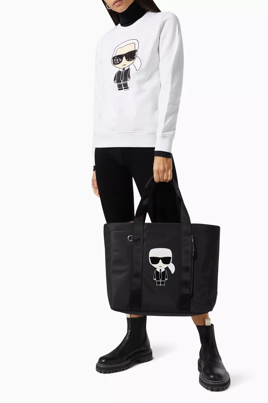 Karl lagerfeld ikonik tote discount bag