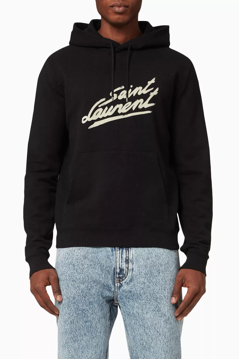 Saint laurent clearance logo hoodie