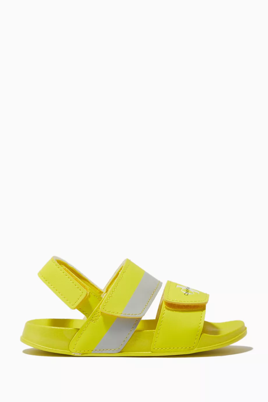 Calvin klein yellow sandals deals