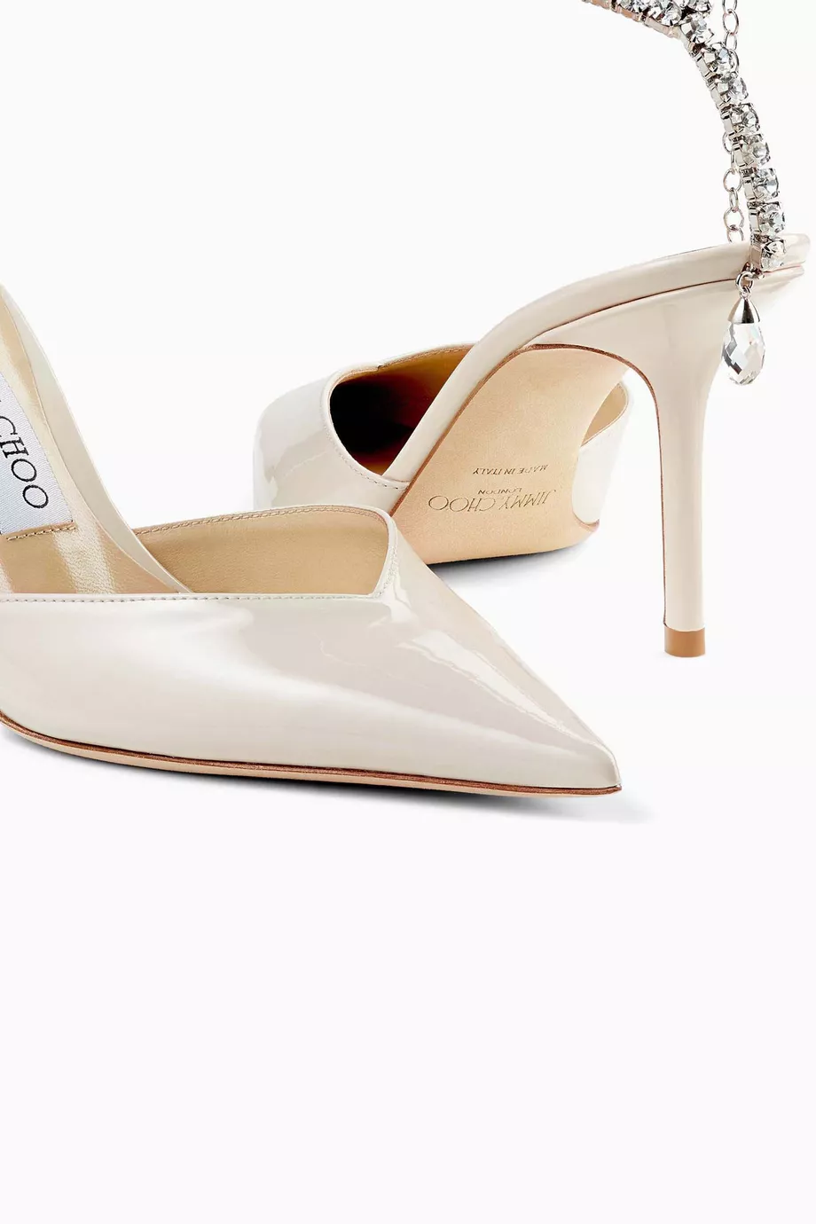 Felda crystal embellished strappy evening shoe outlet