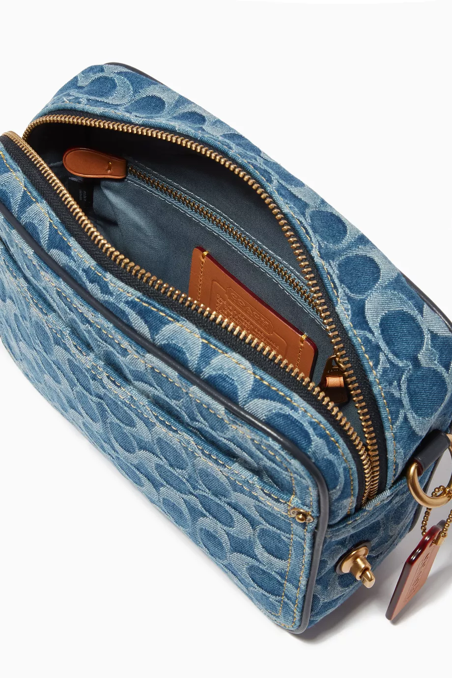 Buy Coach Blue Flight Crossbody Bag in Signature Denim for Men in
