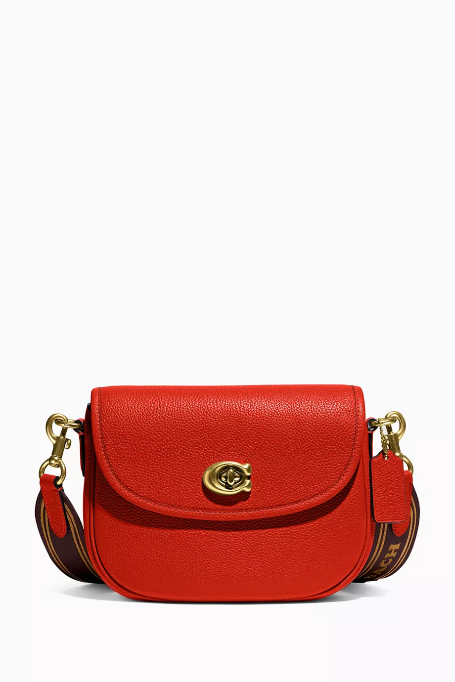 Red coach crossbody 2025 bag