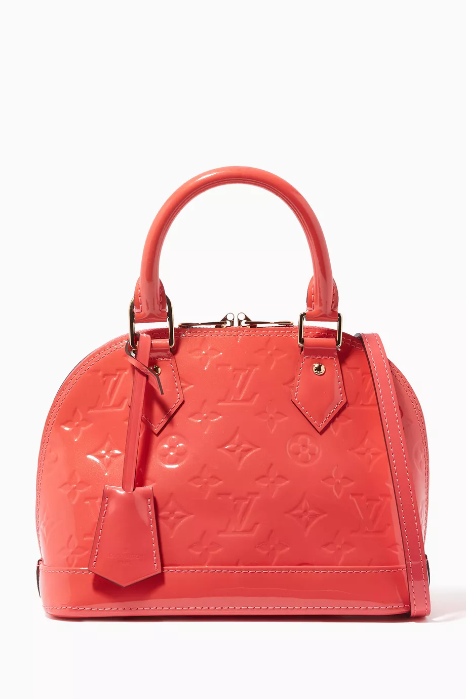 Louis Vuitton Vintage Pink Vernis Alma Bb Bag