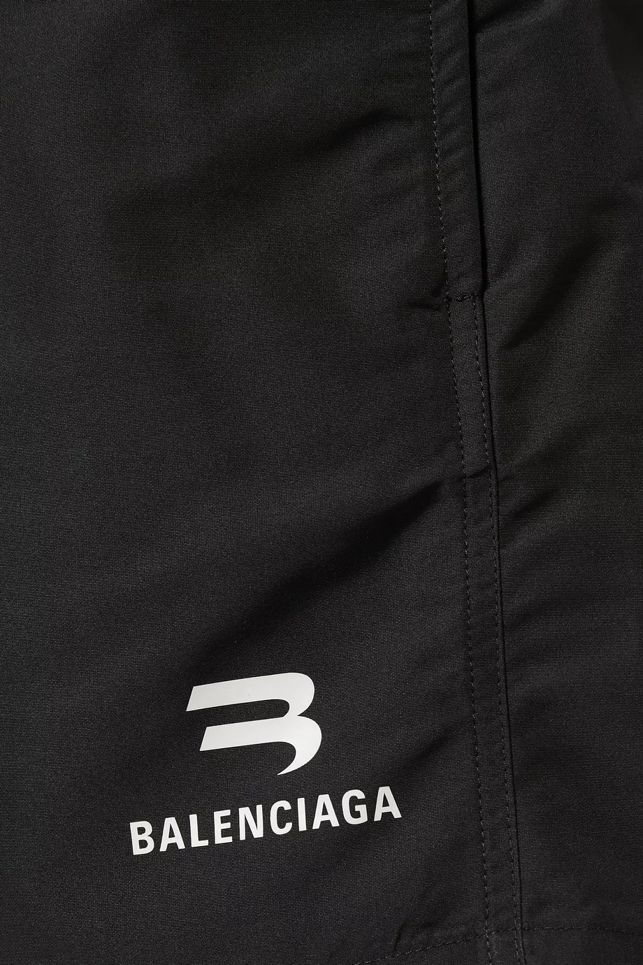 Buy Balenciaga Black Sporty B Swim Shorts in Technical Fabric for Men in UAE Ounass