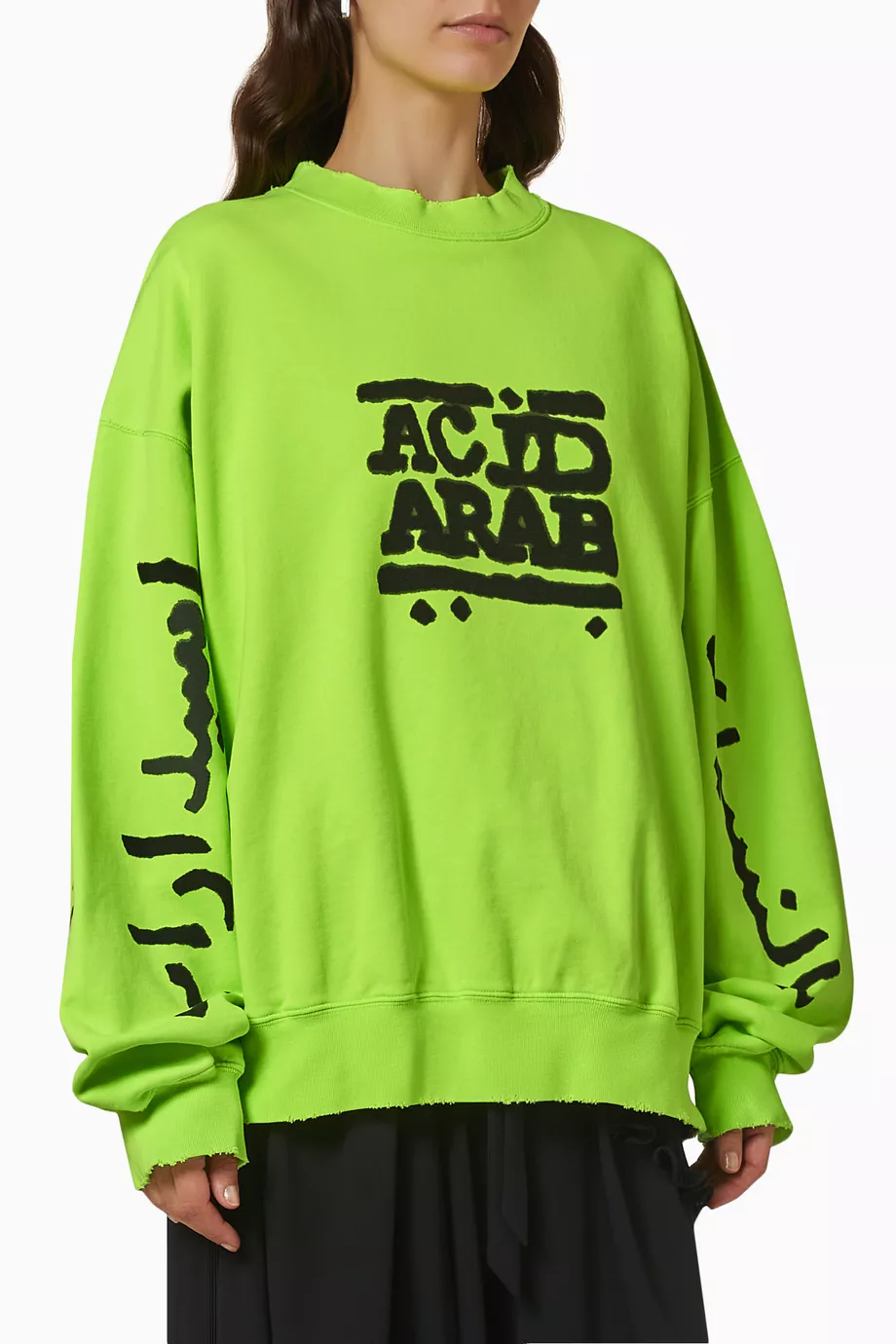 Balenciaga neon outlet green hoodie