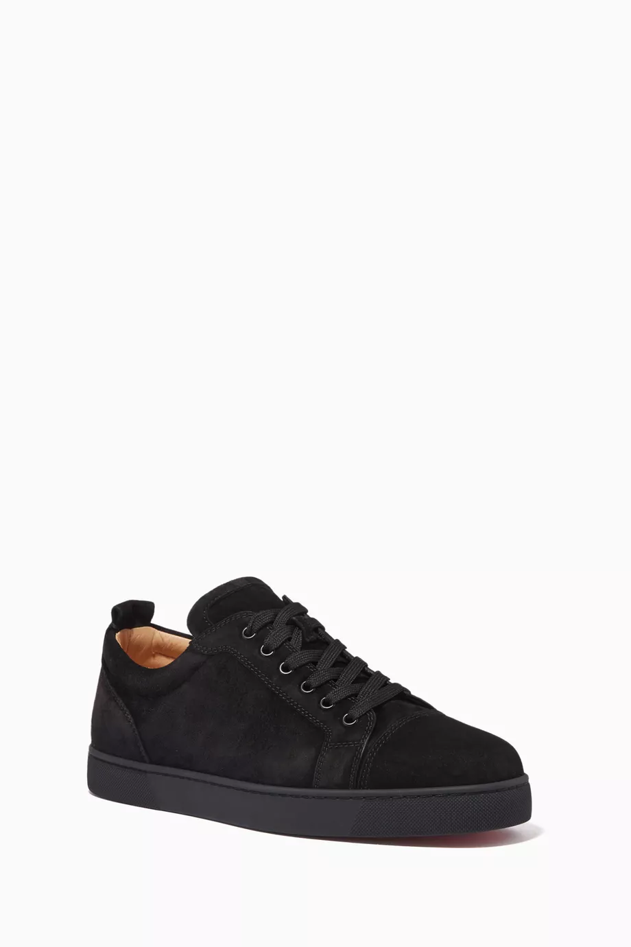 Buy Christian Louboutin Black Louis Junior Sneakers in Veau