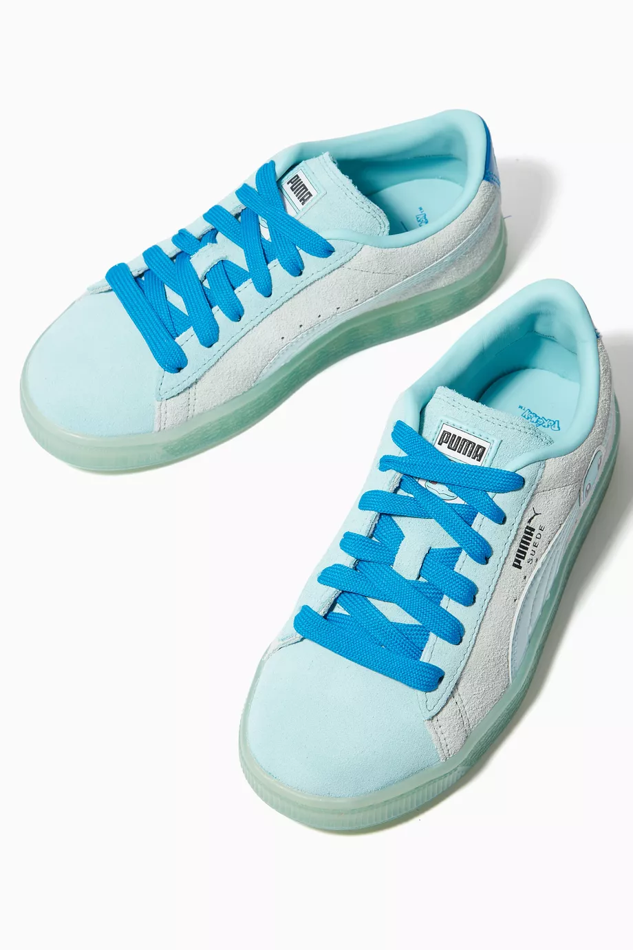 Buy Puma Blue x Pokemon Squirtle Classic Sneakers in Suede for