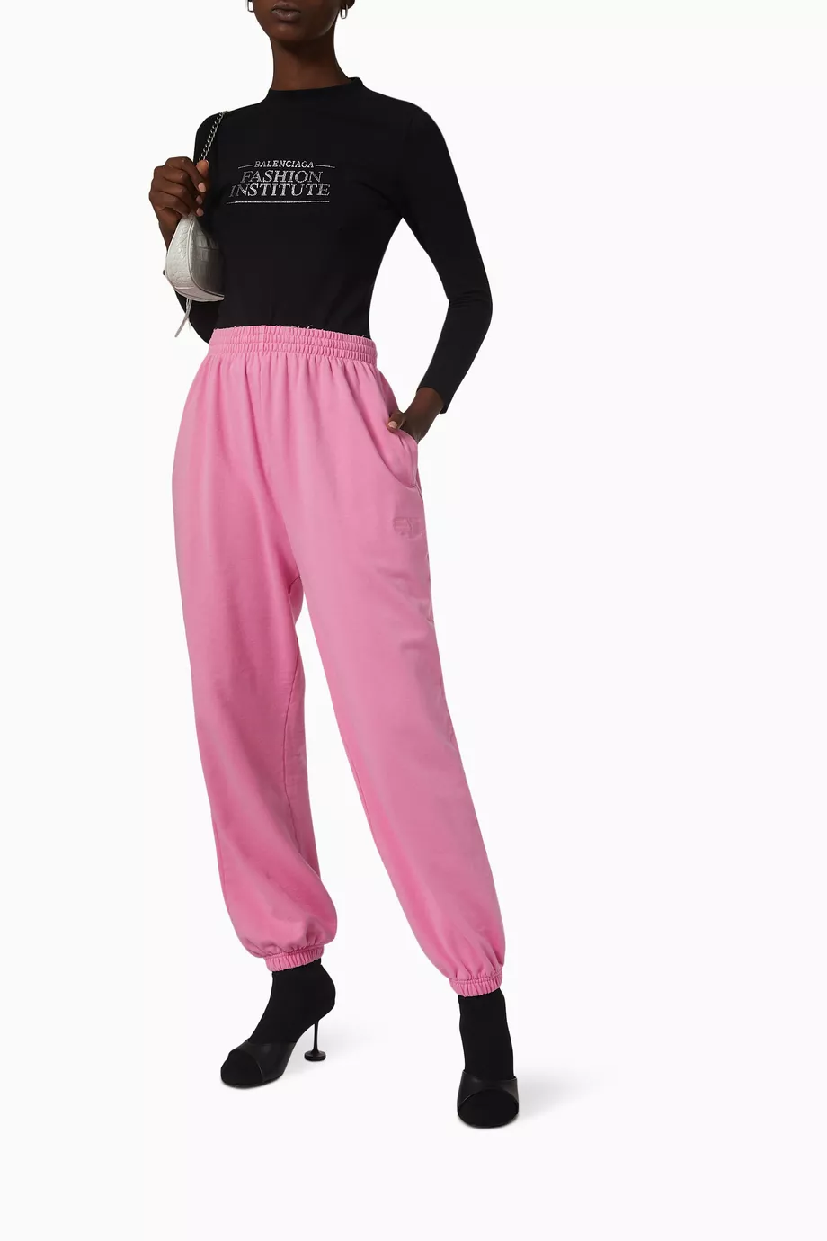 Balenciaga sweatsuit womens pink sales