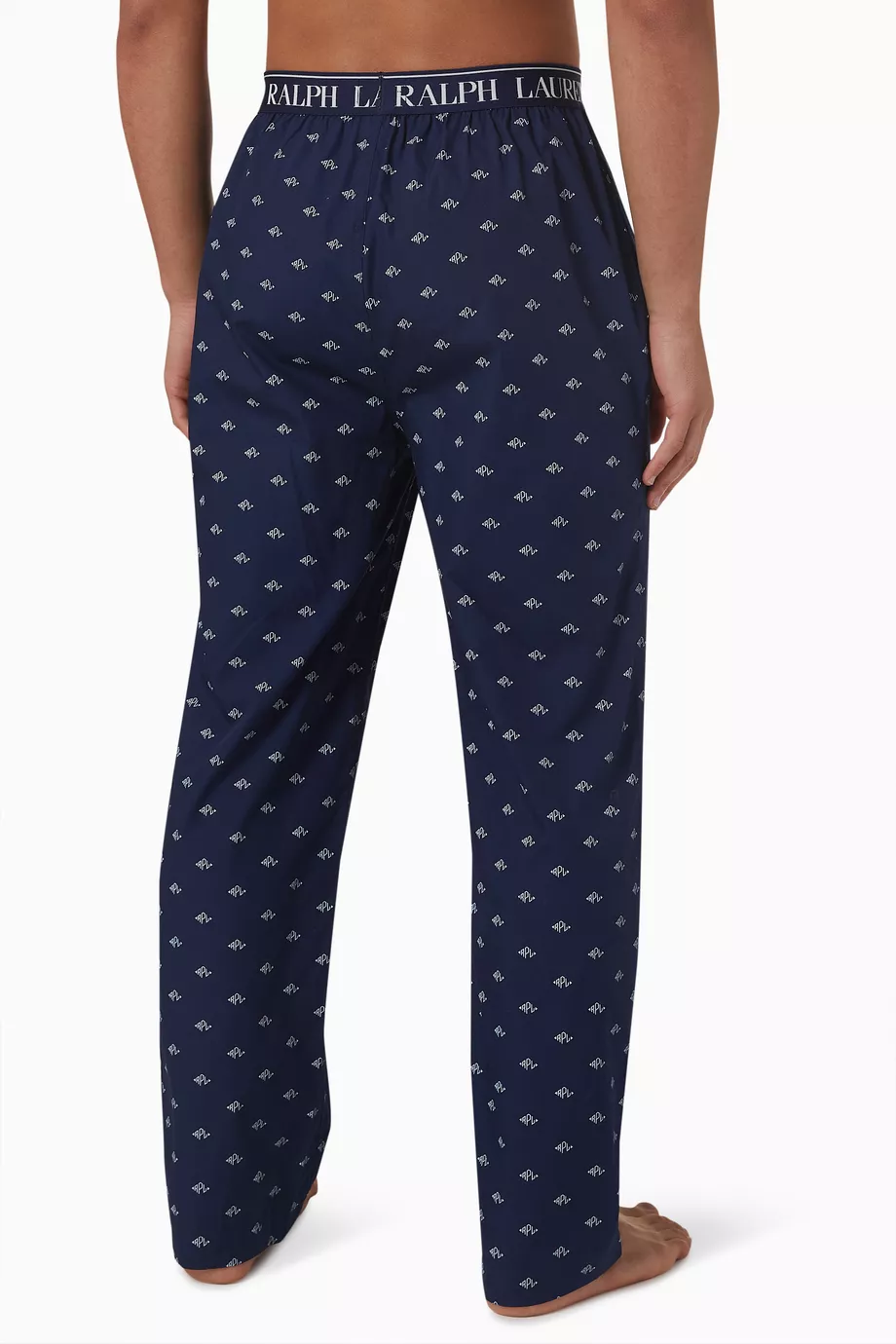 Buy Polo Ralph Lauren Blue Pyjama Pants in Cotton for Men in UAE