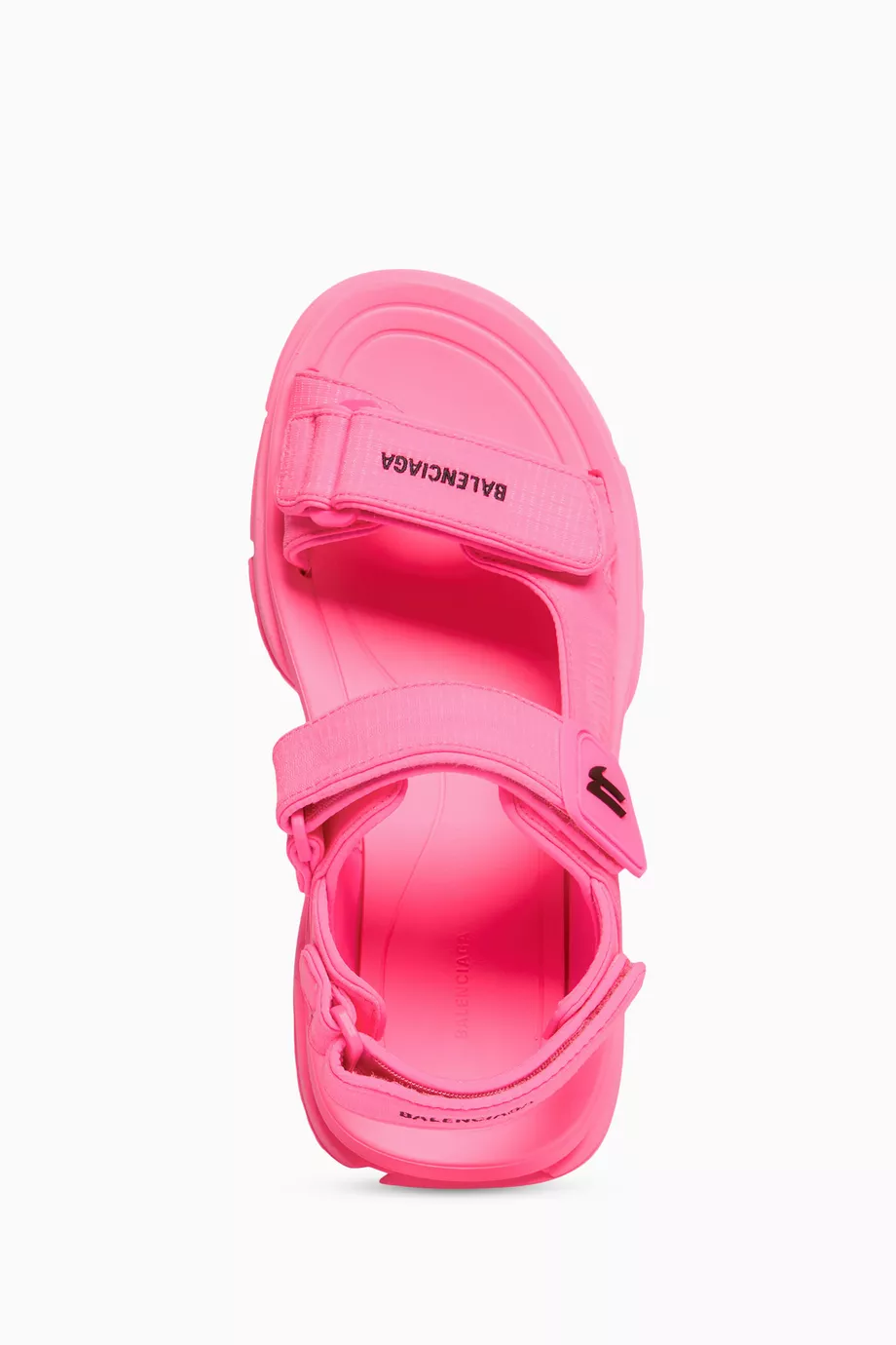 Buy Balenciaga Pink Tourist Sandals in Technical Fabric for Women