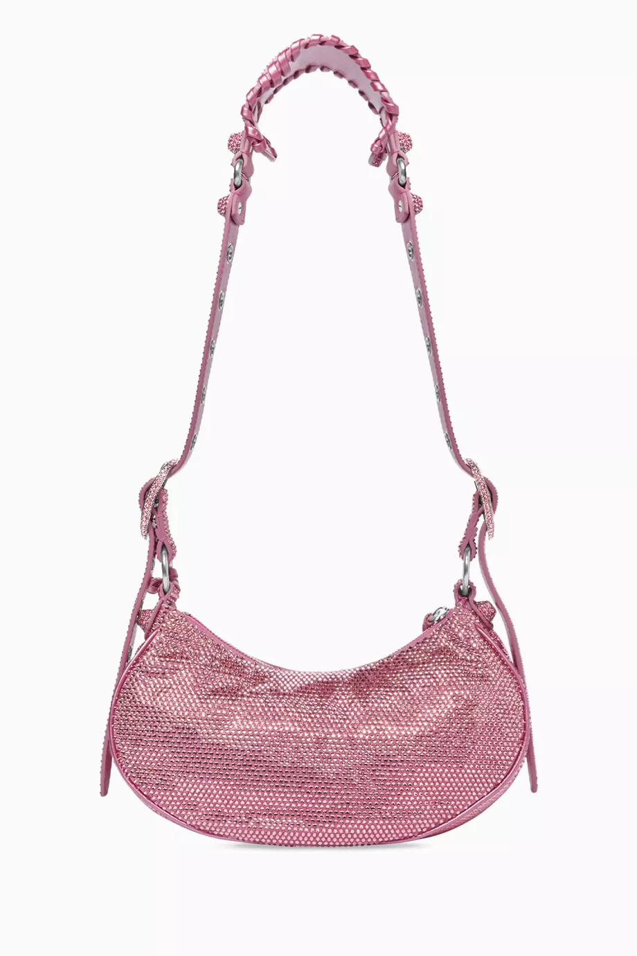 Balenciaga suede 2025 bag pink