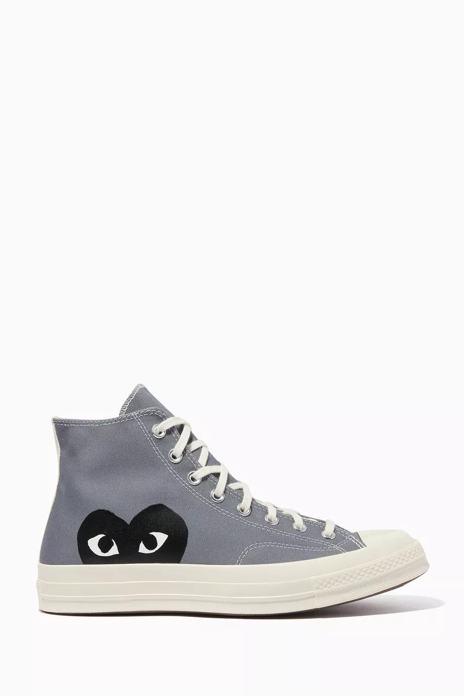 Buy Comme des Gar ons PLAY Grey x Converse Chuck 70 High Top