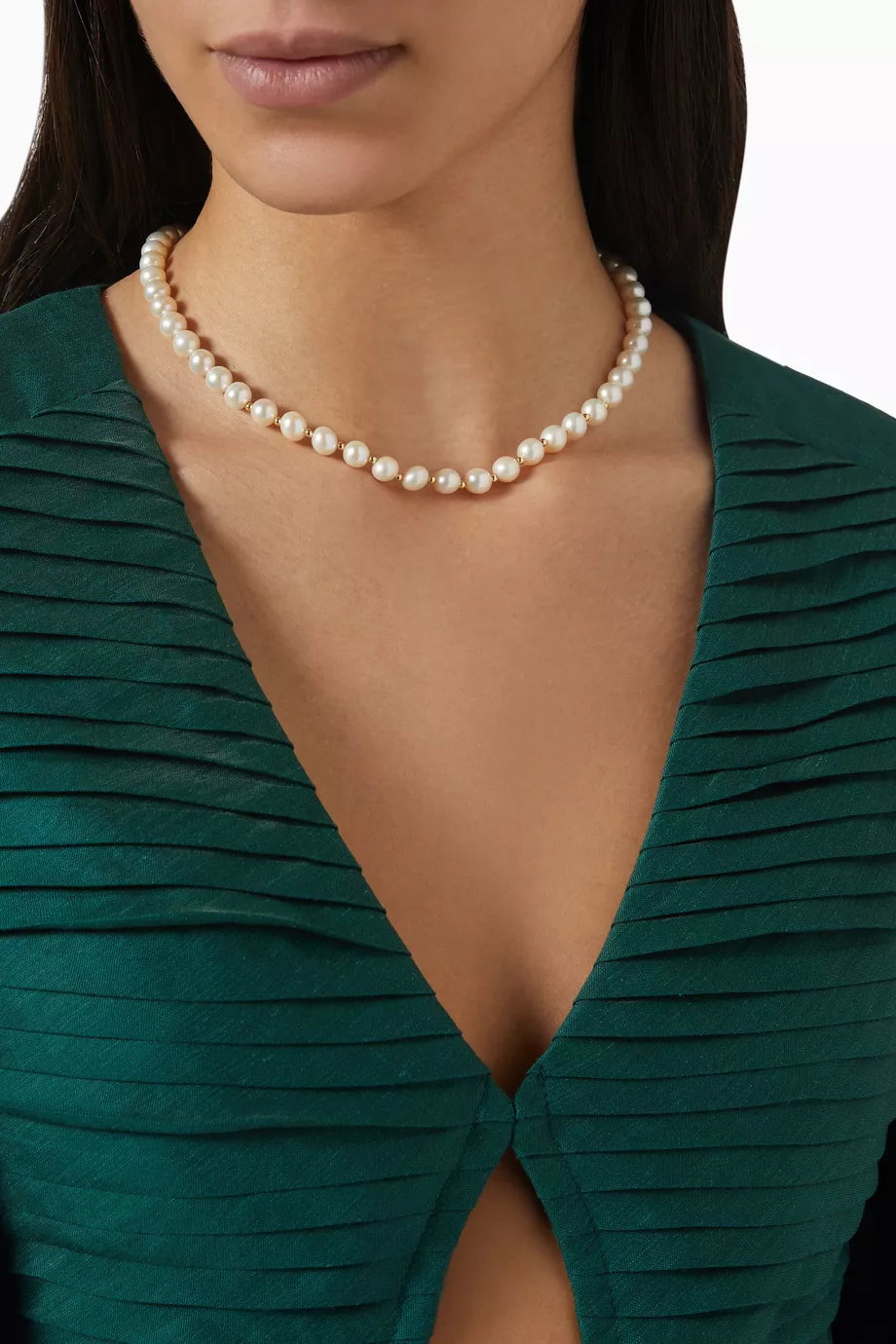 Pearl necklace damas sale