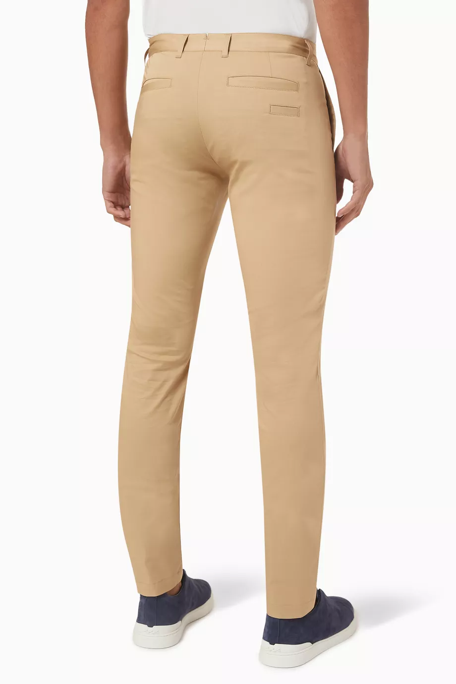 Stretch cotton chinos mens sales