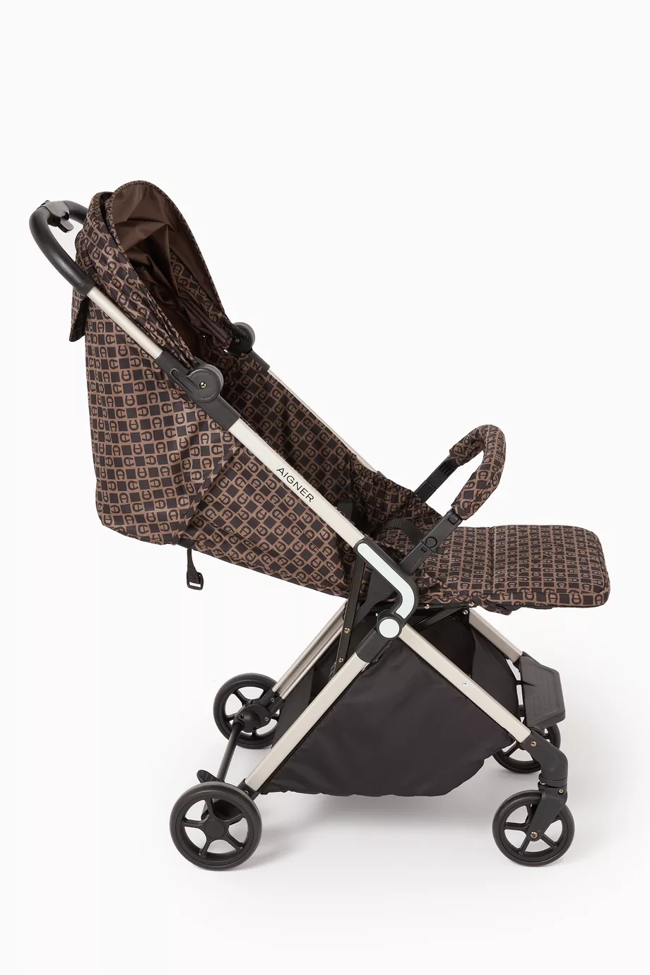 Buy AIGNER Brown Logo Light Auto-folding Stroller for UNISEX in