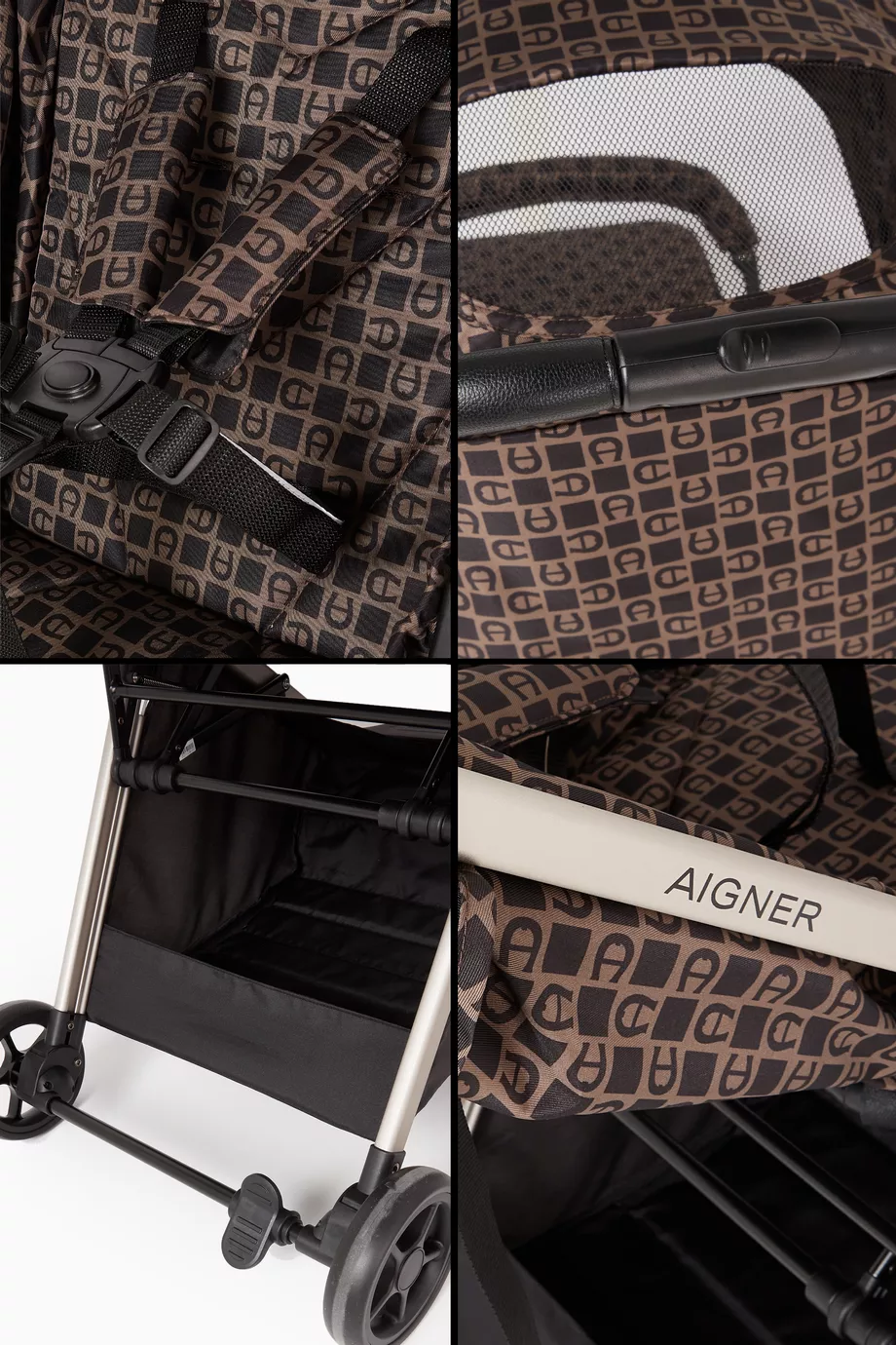 Buy AIGNER Neutral Logo Lightweight Stroller for UNISEX in Oman