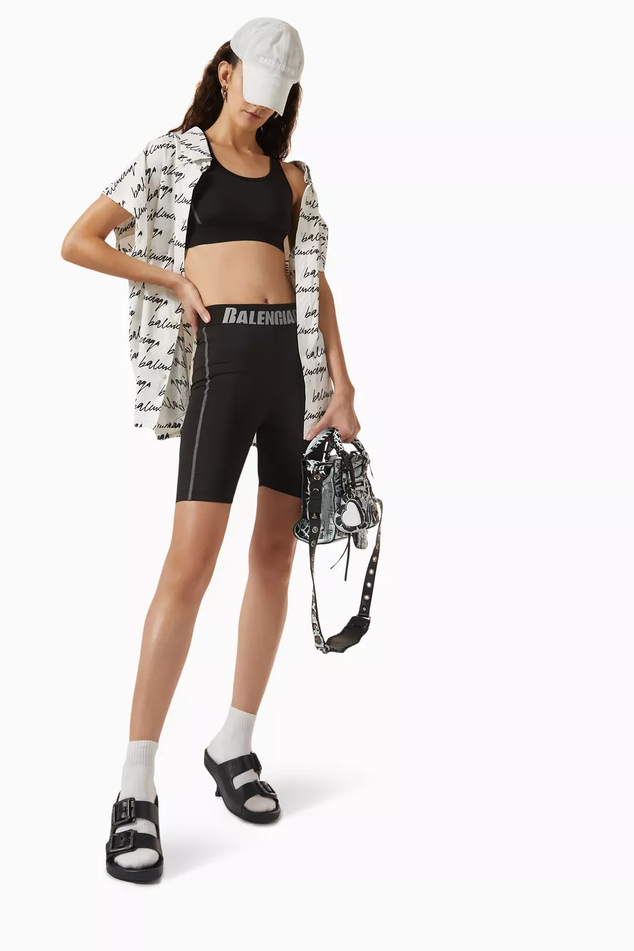 Balenciaga biker shorts outlet