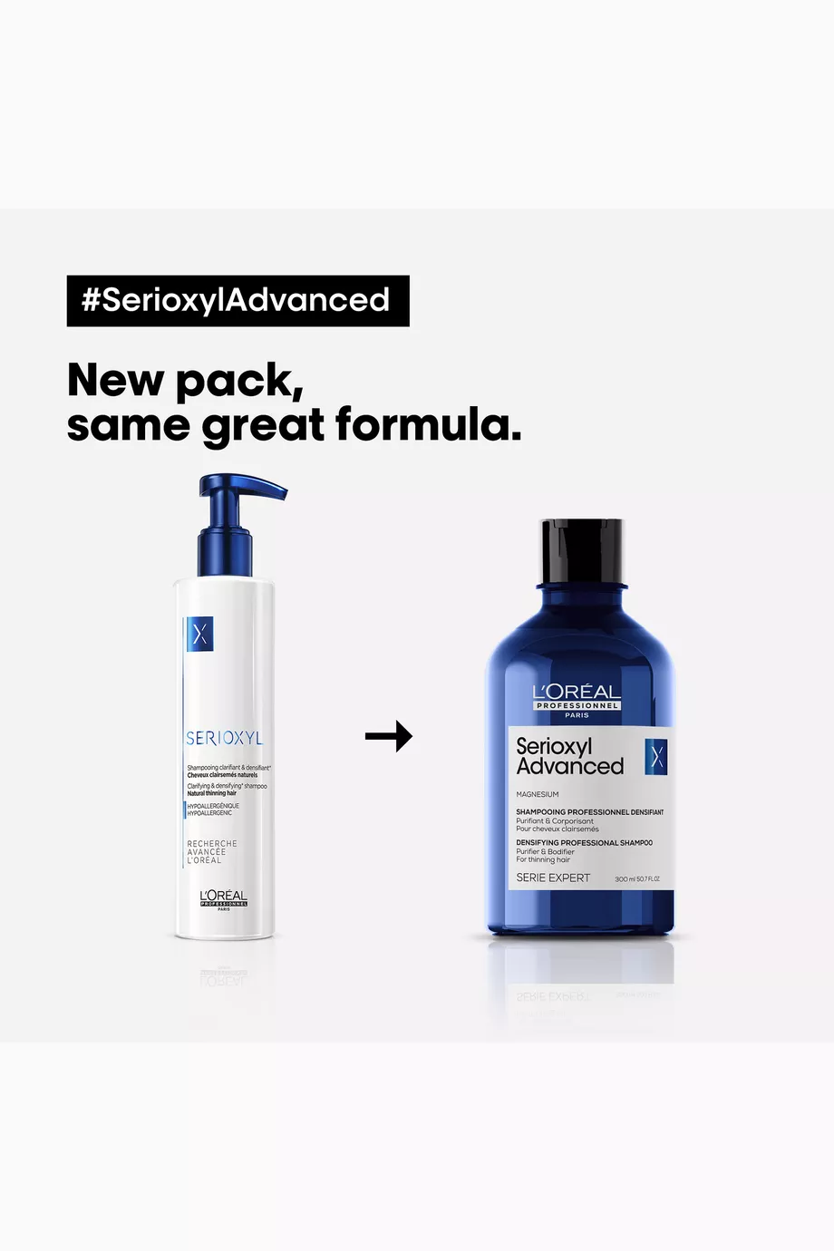 Loreal serioxyl denser clearance hair